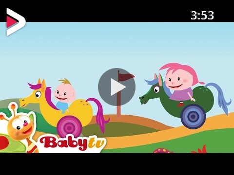 Playground 🎡 | Dominoes Falling & Hot Air Balloon @BabyTV دیدئو dideo