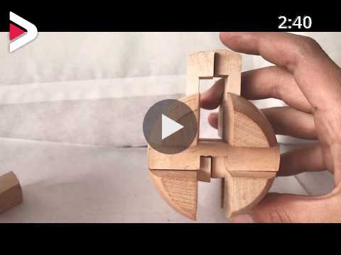 How To Solve The Wooden Barrel Puzzle دیدئو Dideo